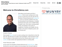 Tablet Screenshot of chrisheinz.com